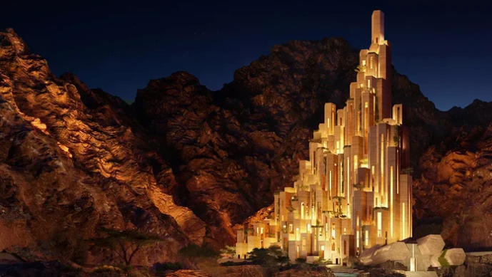 Kontroversi Proyek Hotel Mirip Film ‘Lord of the Rings’ di Arab Saudi